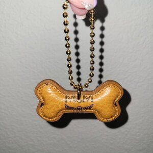 MCM Dog Bone Bag Charm/Keychain Excellent Condition
